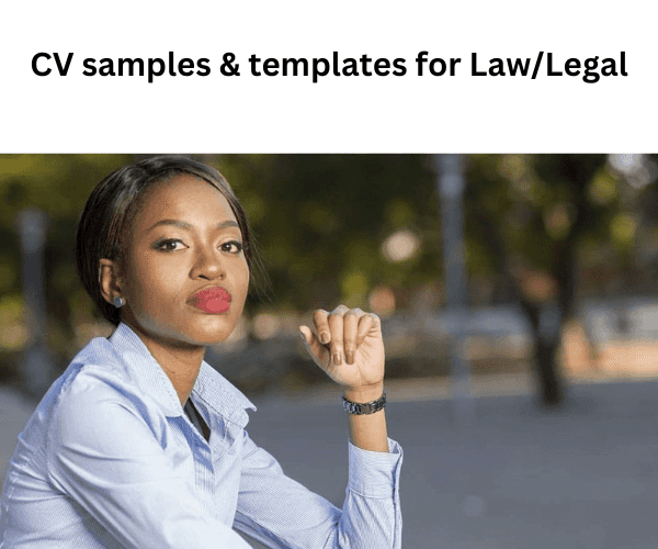 Law/Legal CV Samples and Templates