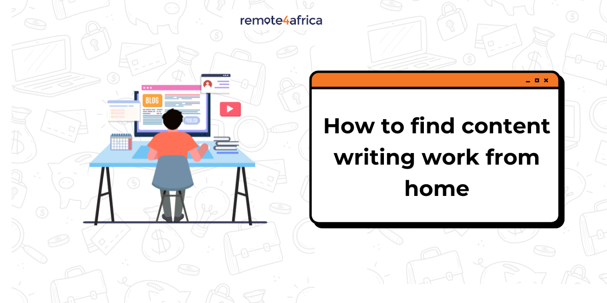How to find content writing work from home