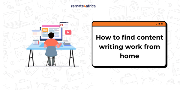 How To Find Content Writing Work from Home