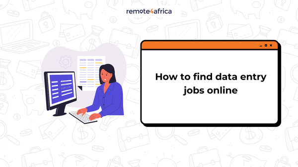 How to Find Data Entry Jobs Online