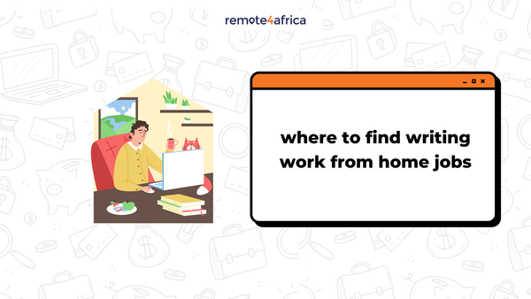 Where to Find Writing Work from Home Jobs