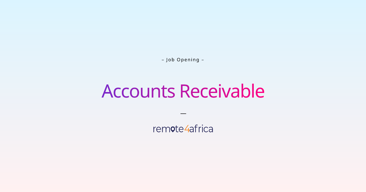 Remote accounts receivable job at internet software services company