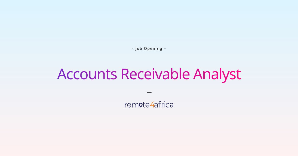 Remote (Hybrid) Accounts Receivable Analyst job at Human Resource ...