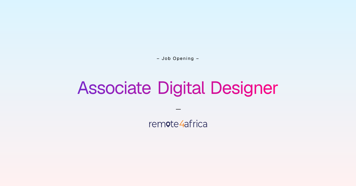 Remote Associate Digital Designer job at Human Resource Services ...