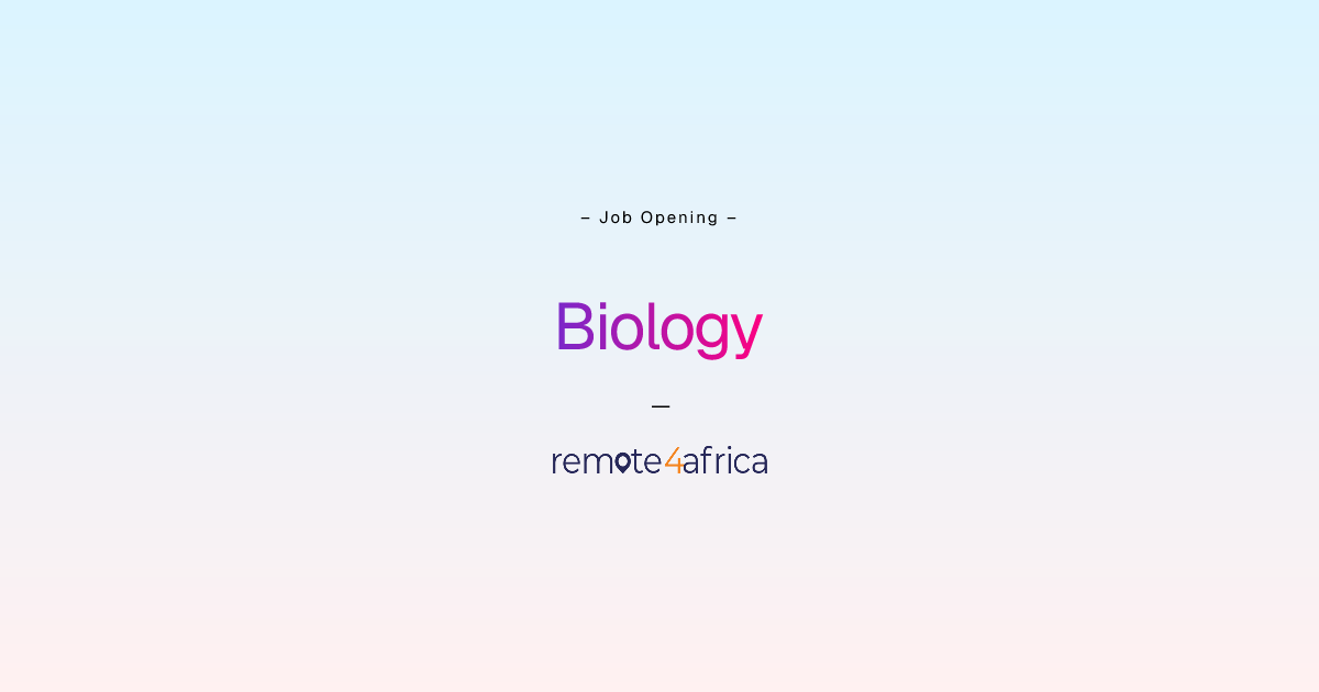 Remote Biology & Python Expert - Freelance AI Trainer job at Internet ...