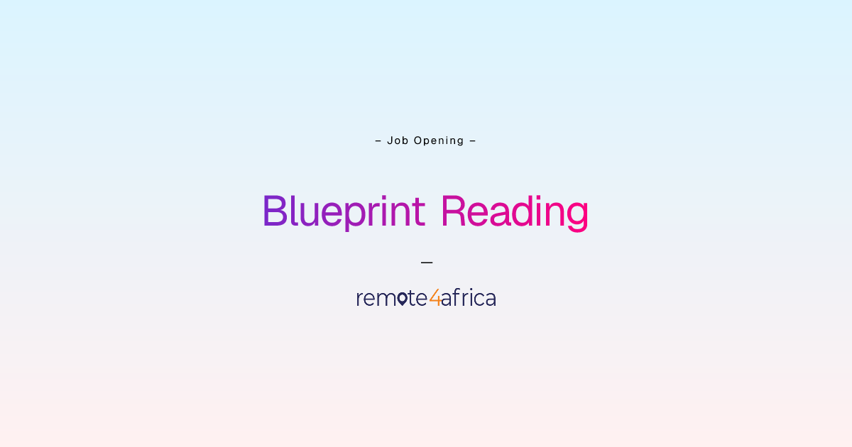 Remote Blueprint Reading & Data Entry Virtual Assistant job at Human ...