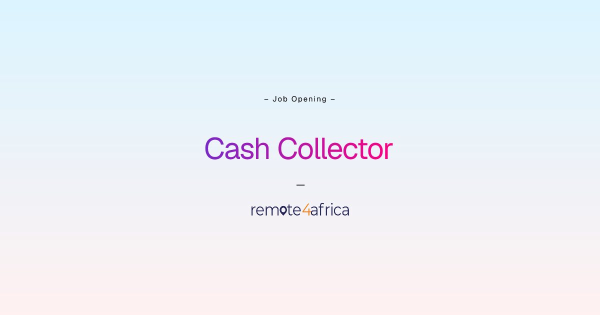 Remote (Hybrid) Cash Collector job at IT / Telecommunication Services ...