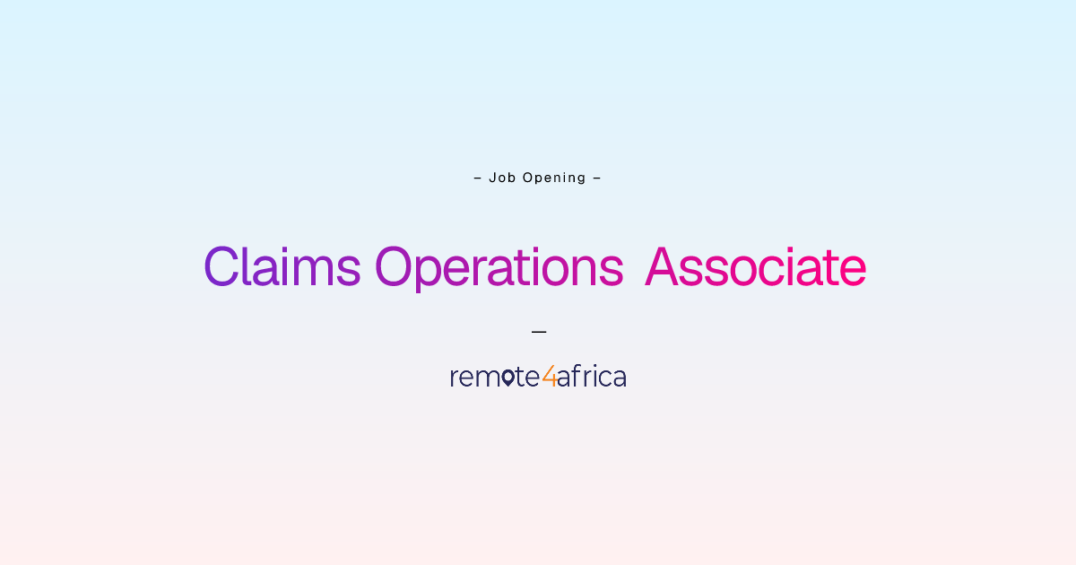 Remote (Hybrid) Claims Operations Associate job at Health care company ...