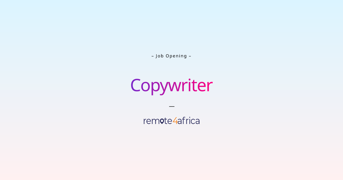 education copywriter jobs