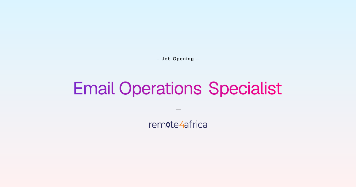 Remote Email Operations Specialist job at Human Resource Services ...