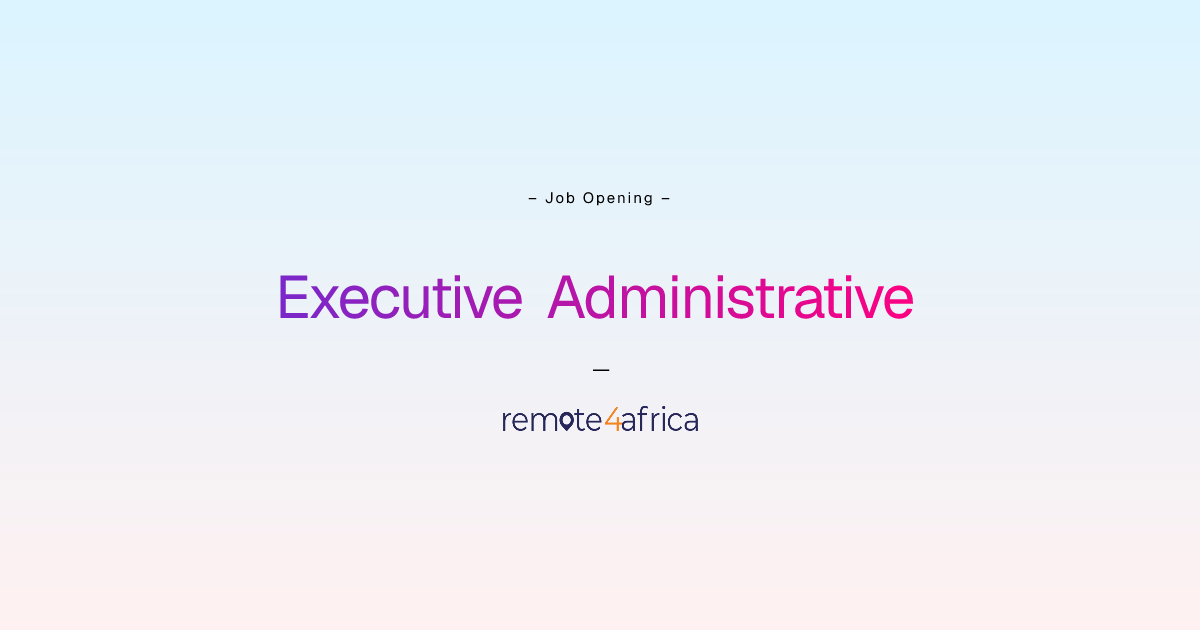 Remote Executive Administrative & Research Virtual Assistant job at ...