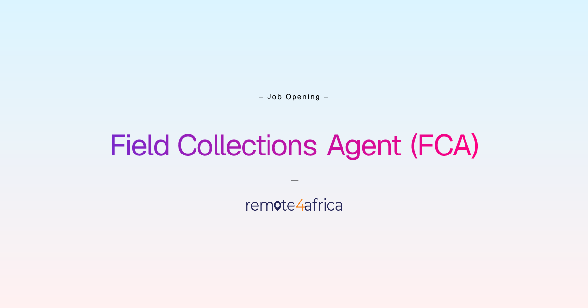 Remote (Hybrid) Field Collections Agent (FCA) job at Financial Services ...