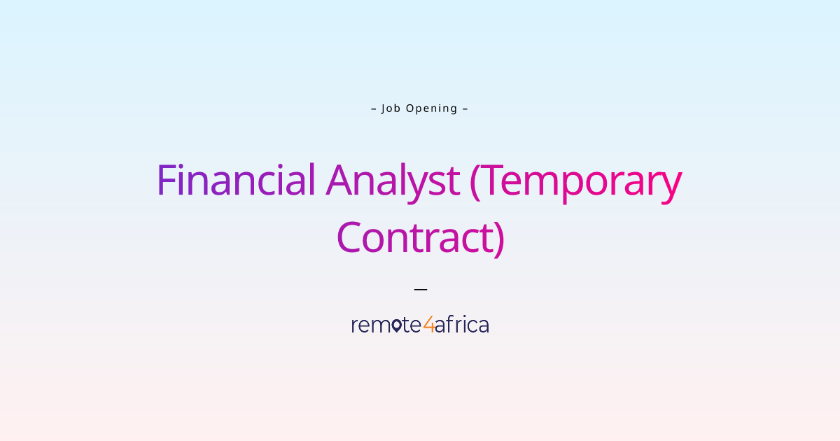 Remote Investment Analyst Jobs