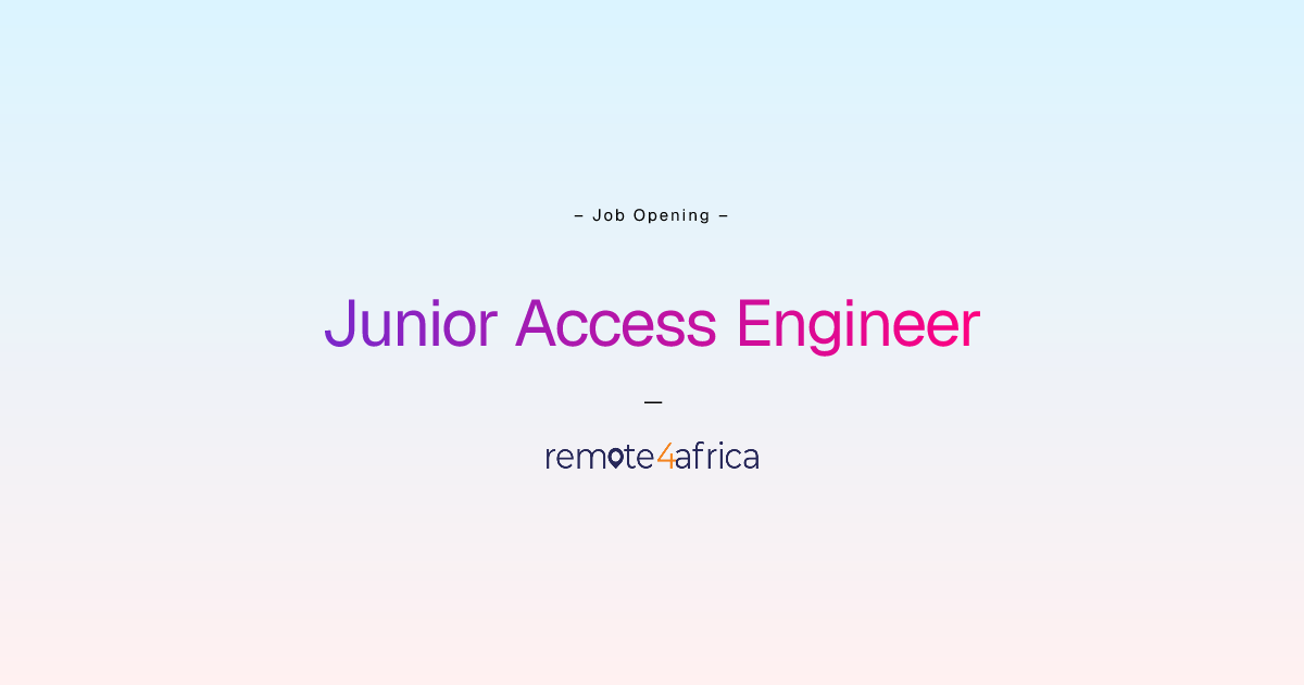 Remote Junior Access Engineer & IAM Auditor job at Business Consulting ...