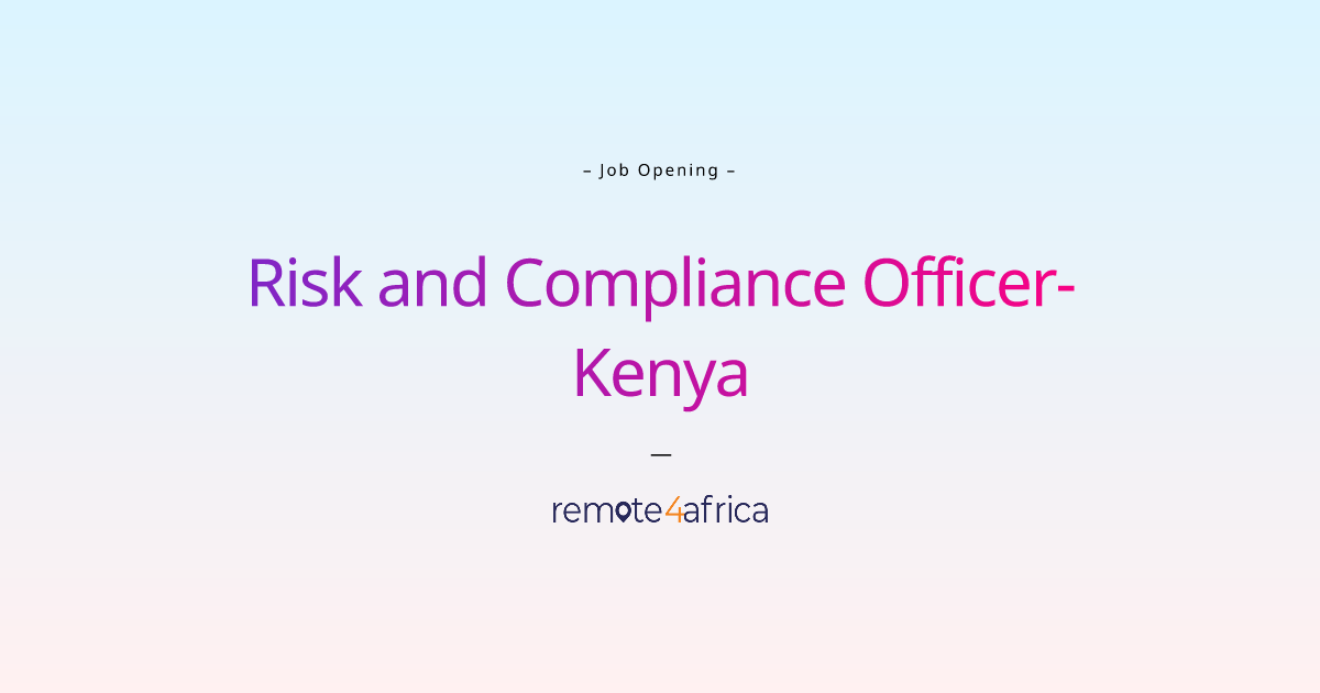 remote risk and compliance jobs