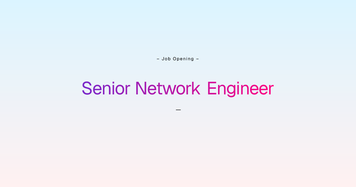 Remote Senior Network Engineer job at Human Resource Services company ...