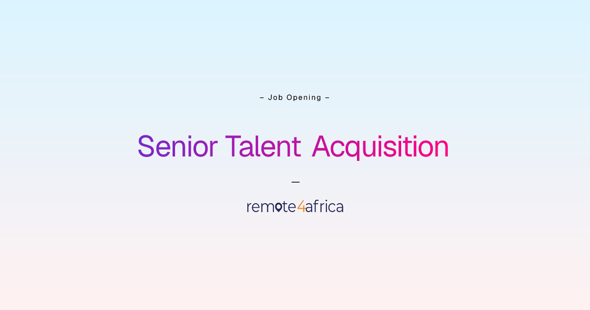 Remote (Hybrid) Senior Talent Acquisition job at IT / Telecommunication ...
