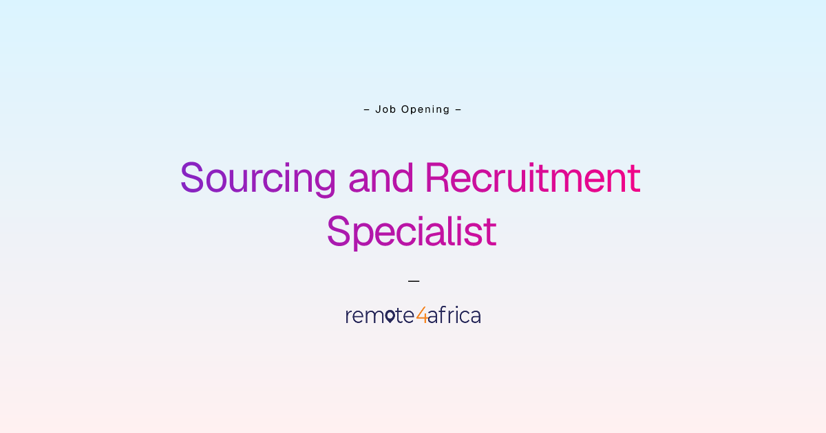 Remote Sourcing and Recruitment Specialist job at Human Resource ...