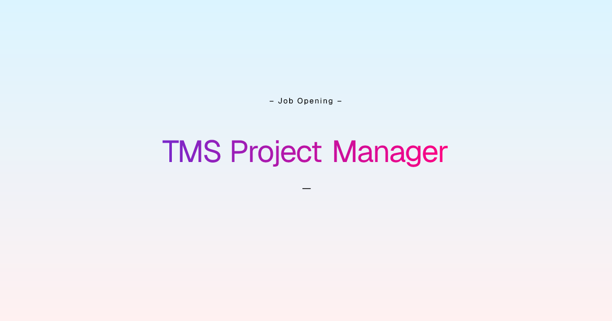 Remote TMS Project Manager job at Financial Services / FinTech company ...