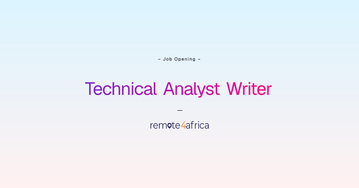 Remote Technical Analyst Writer job at Human Resource Services company ...