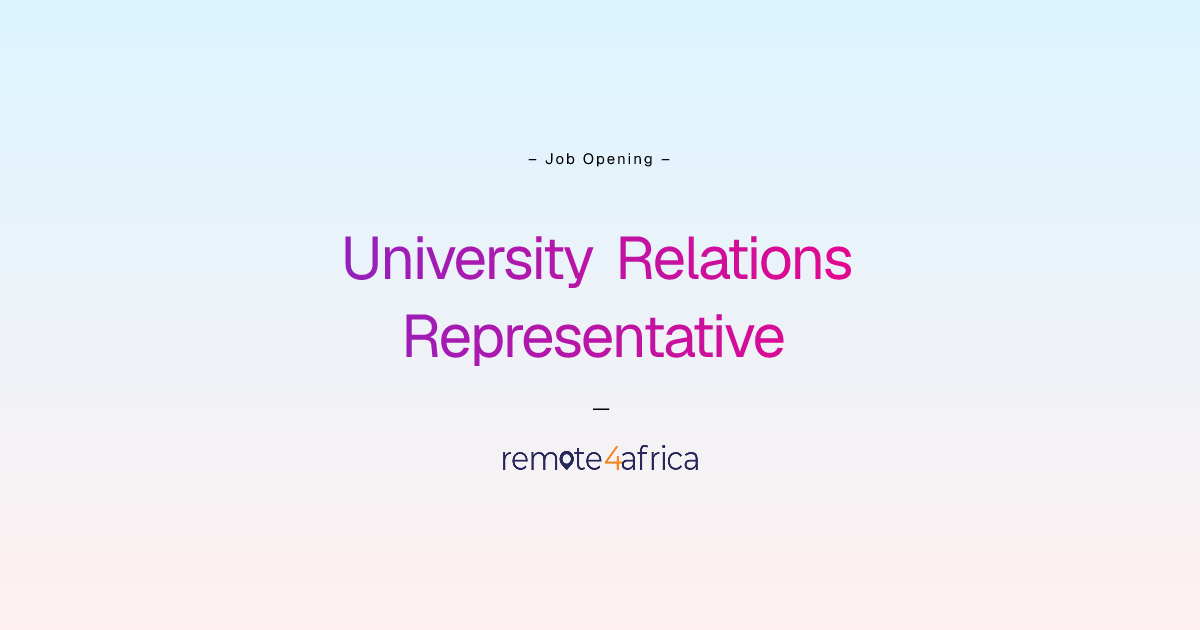 Remote (Hybrid) University Relations Representative job at Financial ...
